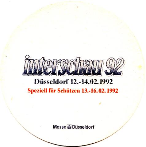 düsseldorf d-nw schlösser goldring 1b (rund215-interschau 1992-blaurot)